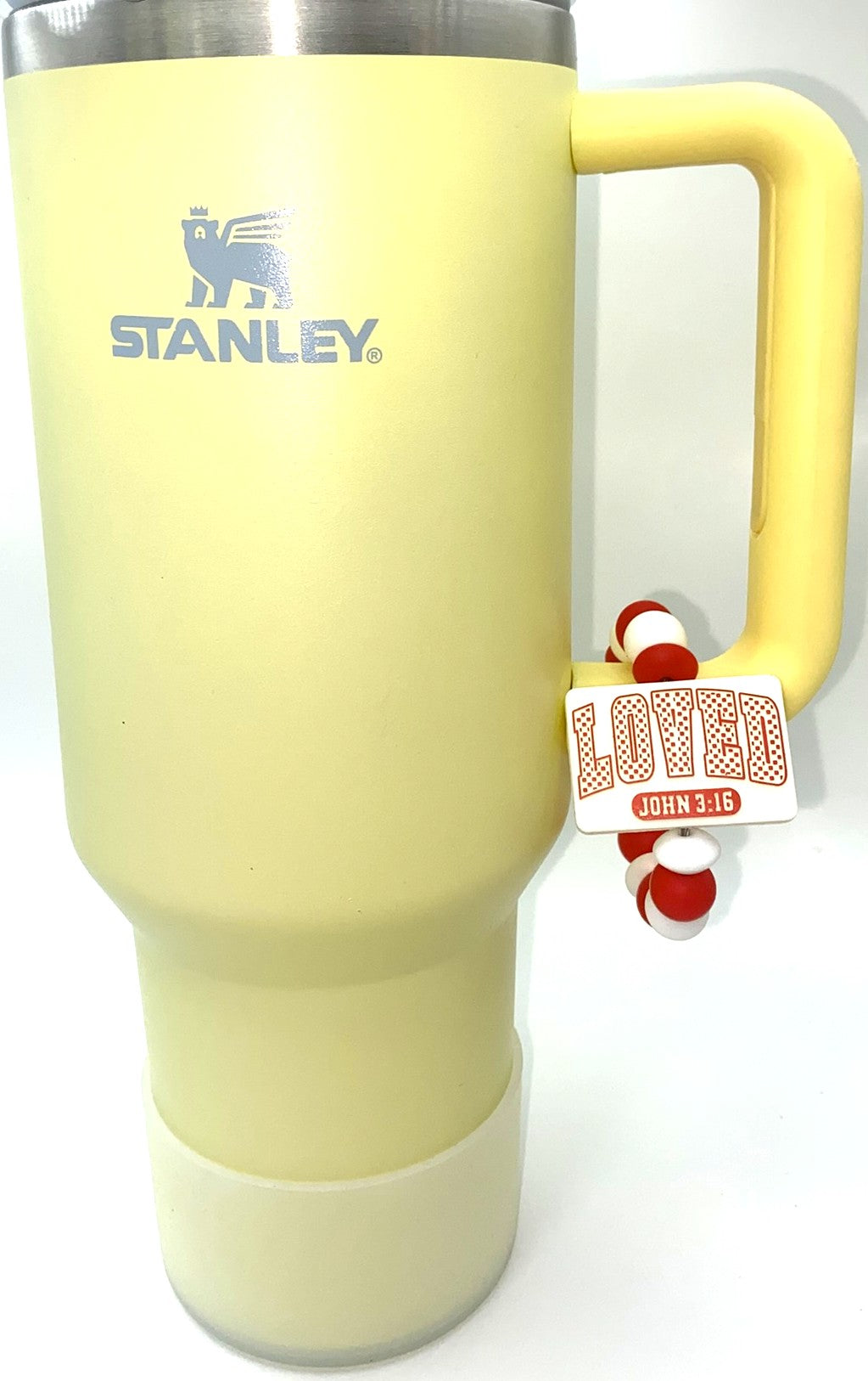 Loved John 3:16 Stanley Tumbler Cup Handle Charm