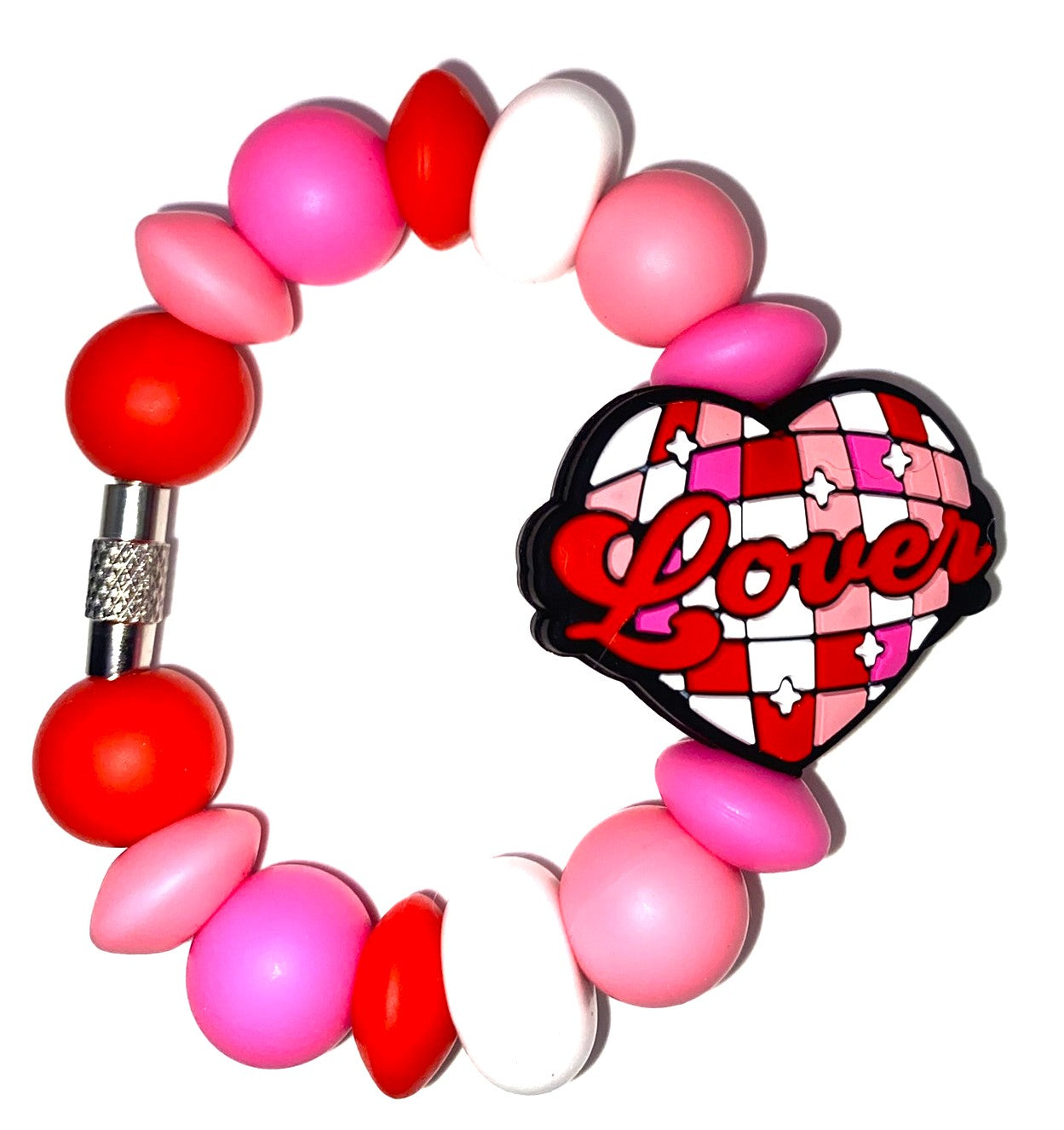 Lover Heart Disco Ball Tumbler Stanley Tumbler Cup Handle Charm