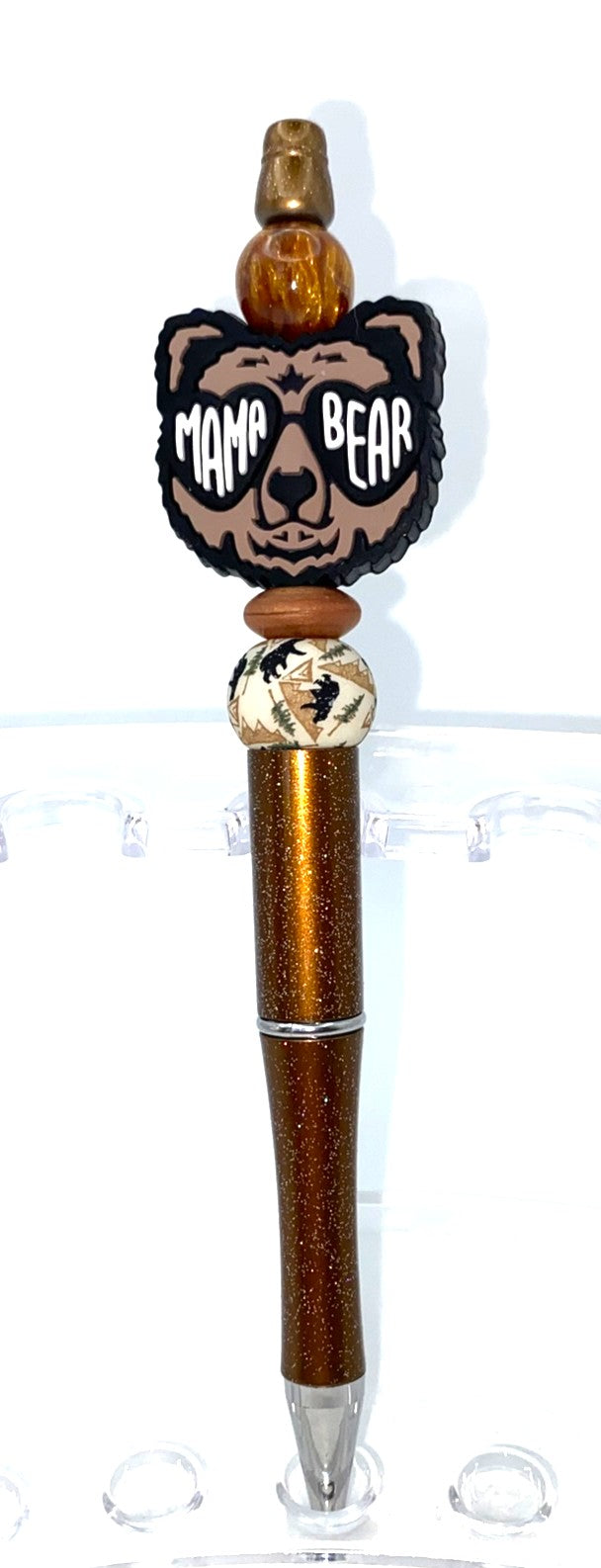 Mama Bear Beaded Pen