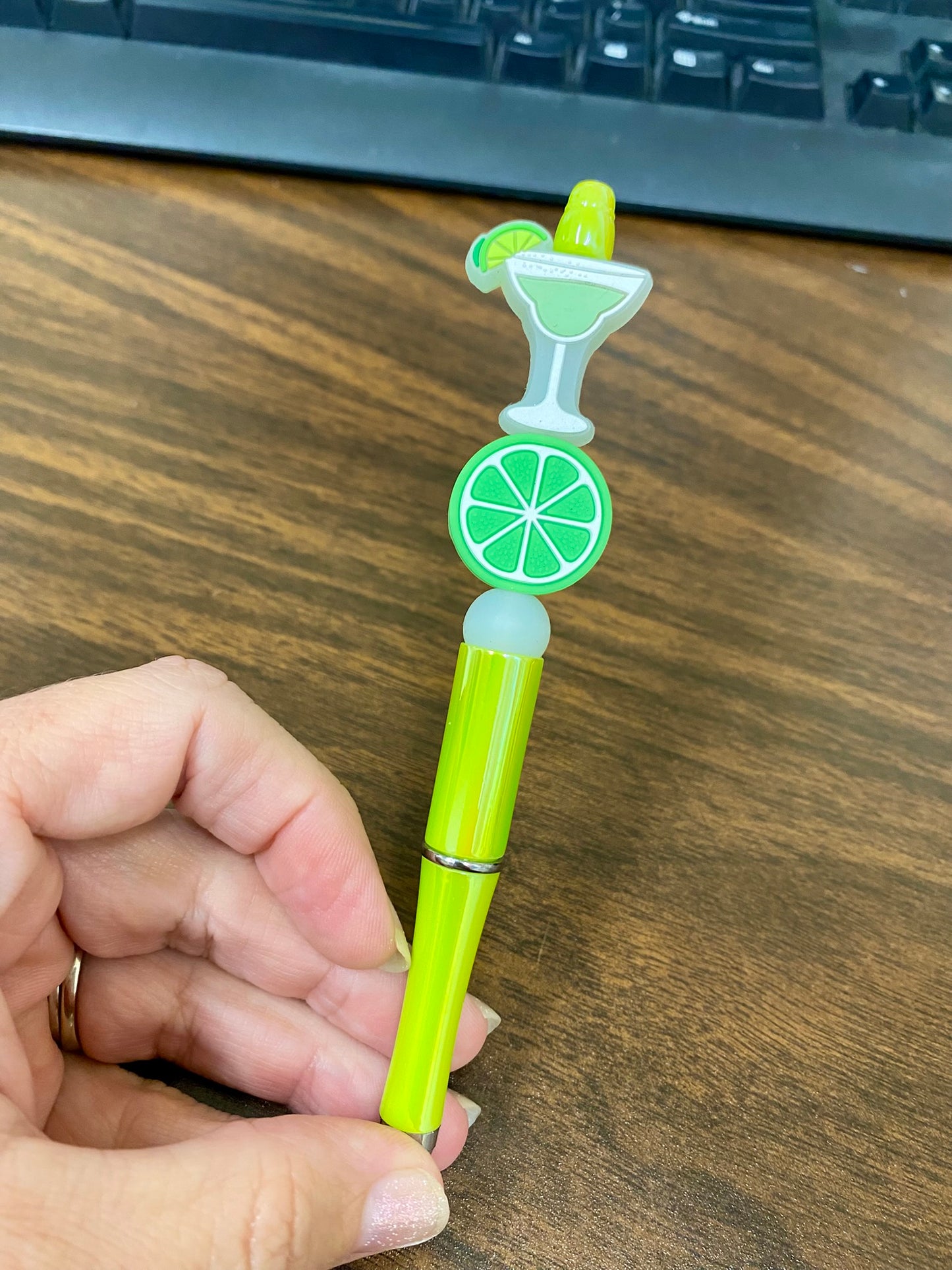 Margarita & Lime Beaded Pen