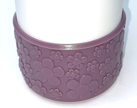 Mauve Floral Chameleon Stanley Tumbler Boot Sleeve #26