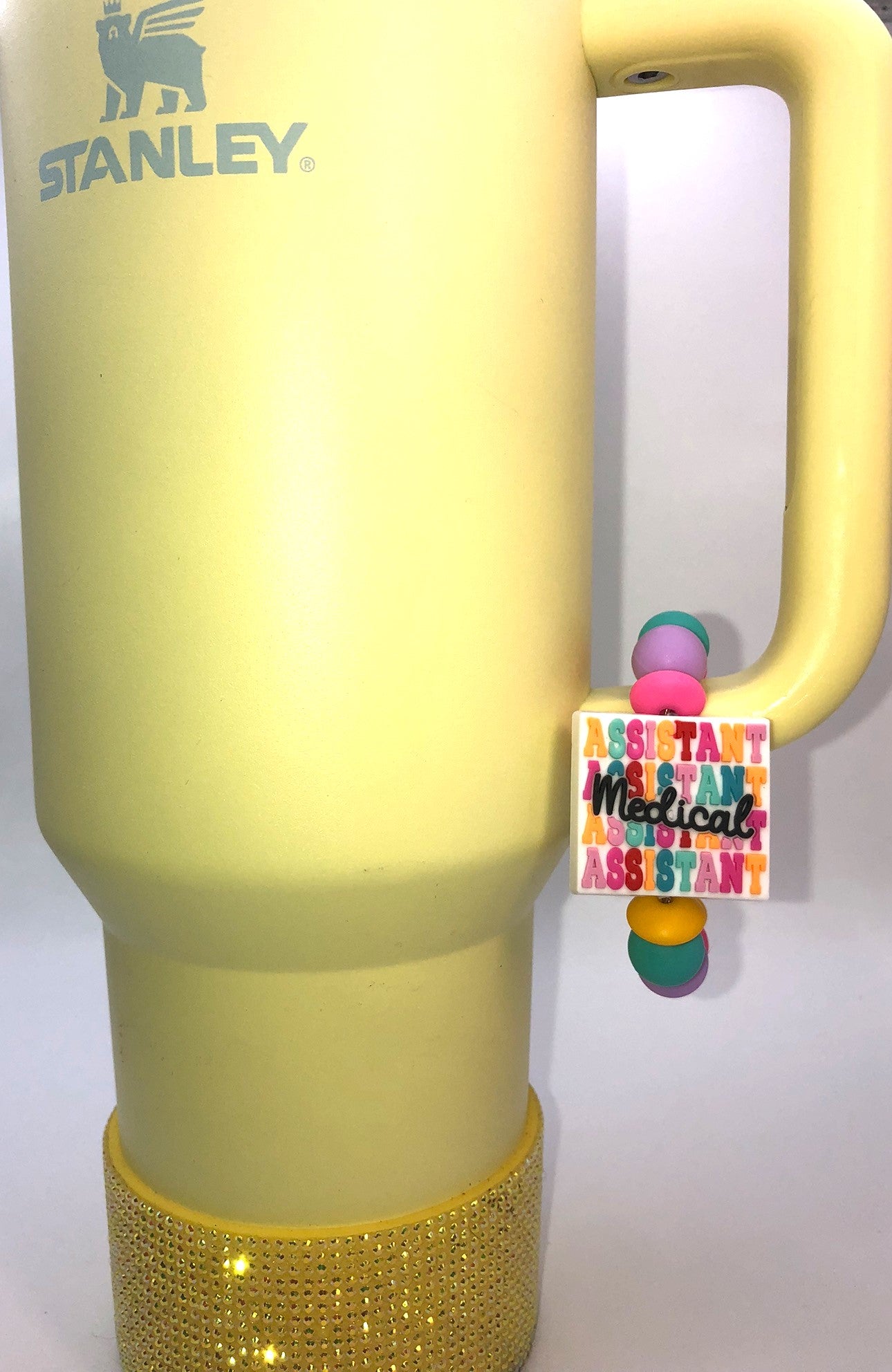 Colorful Medical Assistant Stanley Tumbler Cup Handle Charm