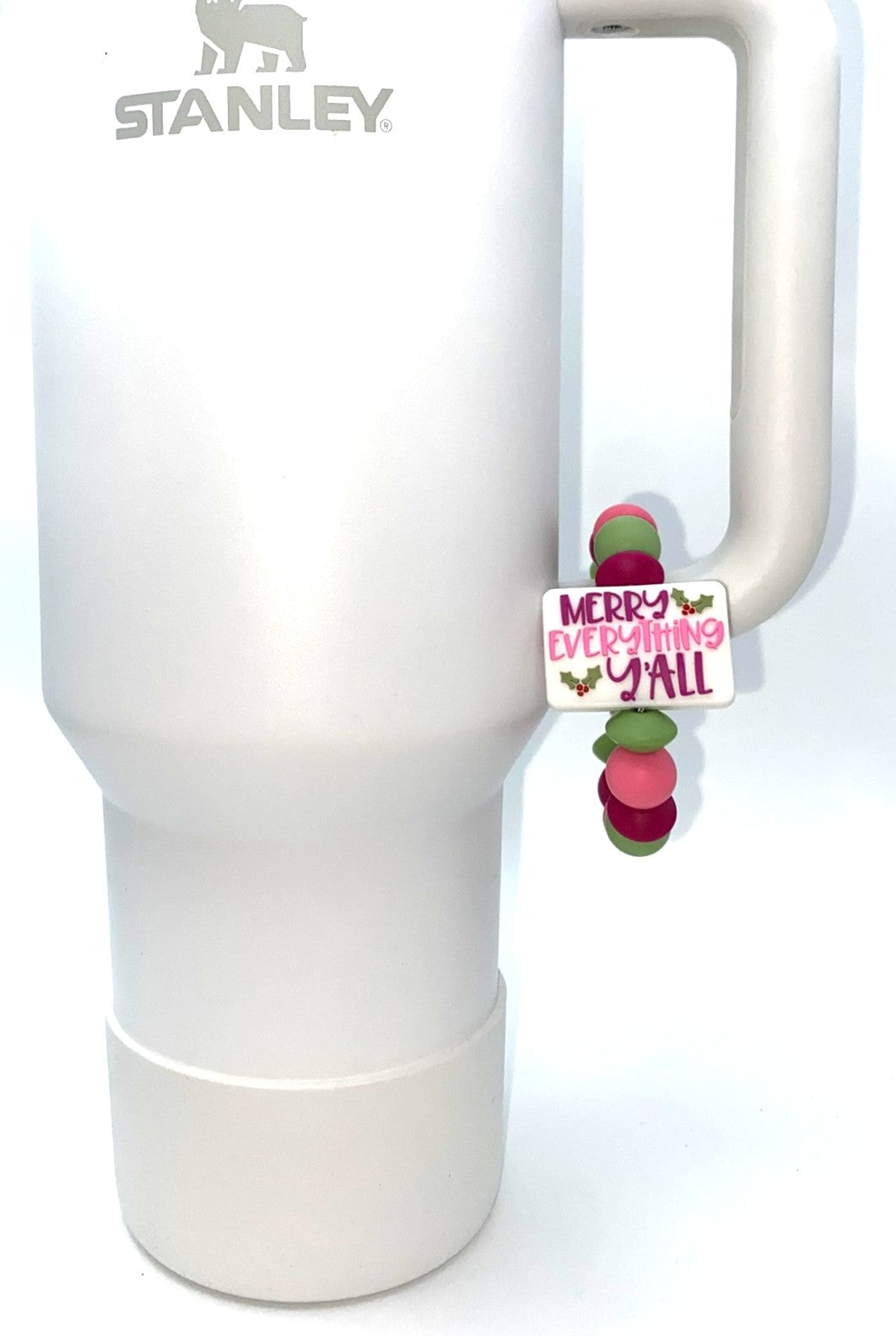 Merry Everything Y'all Christmas Stanley Tumbler Cup Handle Charm