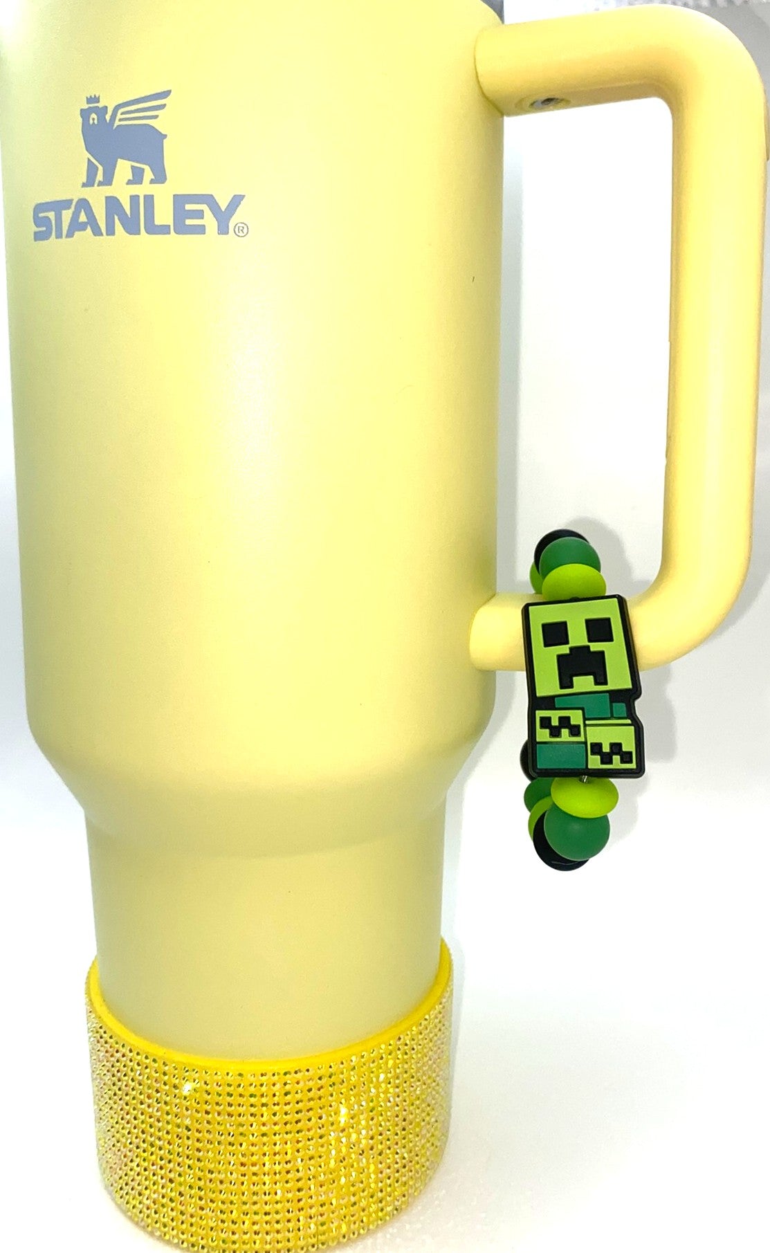 Block Creep Video Game Stanley Tumbler Cup Handle Charm