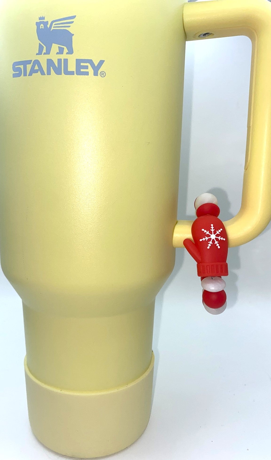 Red Mitten Christmas Winter Stanley Tumbler Cup Handle Charm