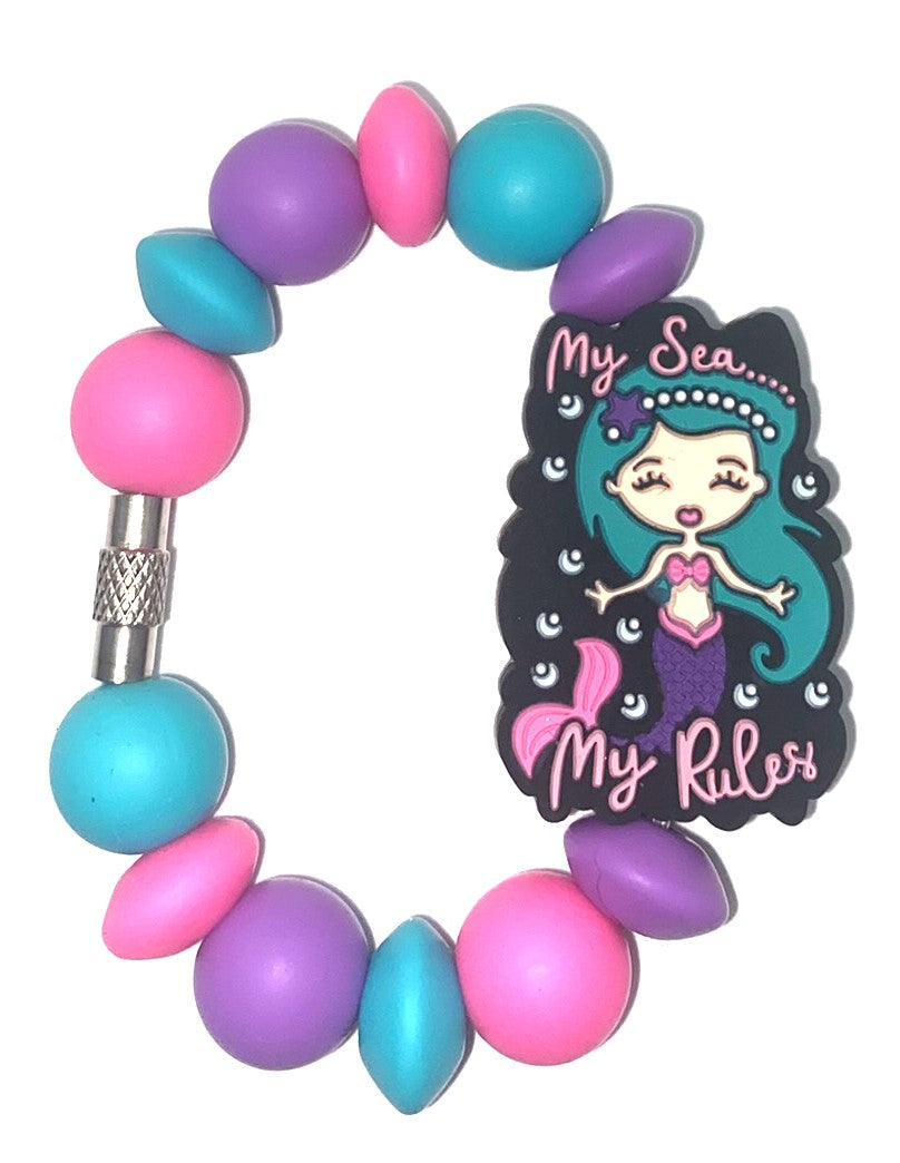 My Sea My Rules Mermaid Stanley Tumbler Cup Handle Charm