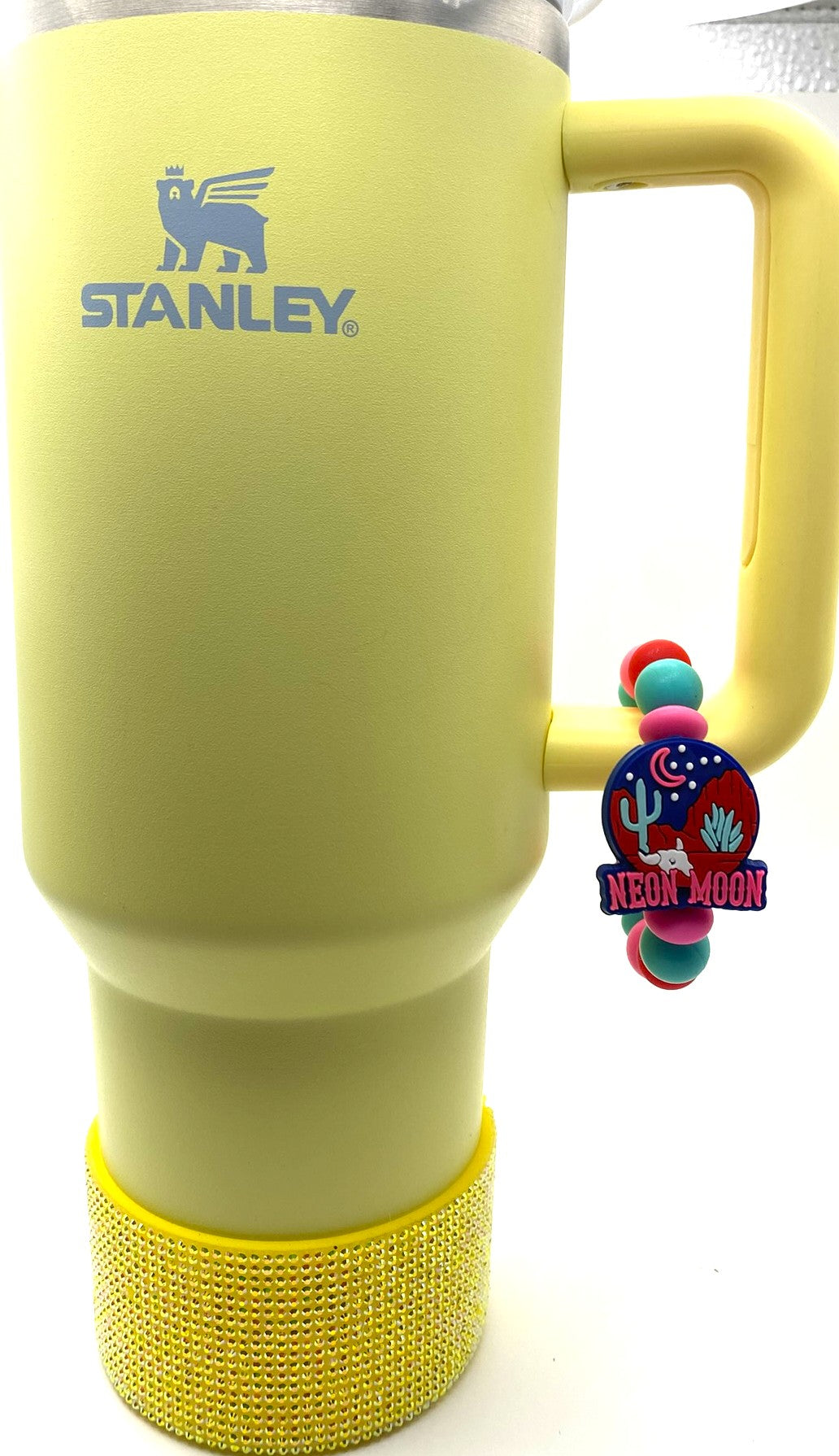 Neon Moon Country Song Stanley Tumbler Cup Handle Charm