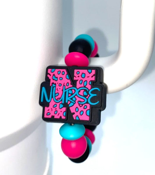 "N" Is For Nurse Stanley Tumbler Cup Handle Charm