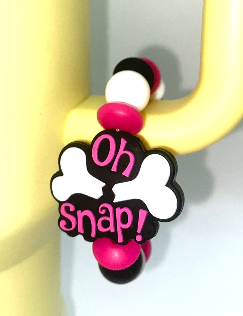 Oh Snap Broken Bone Orthopedic Medical Stanley Tumbler Cup Handle Charm