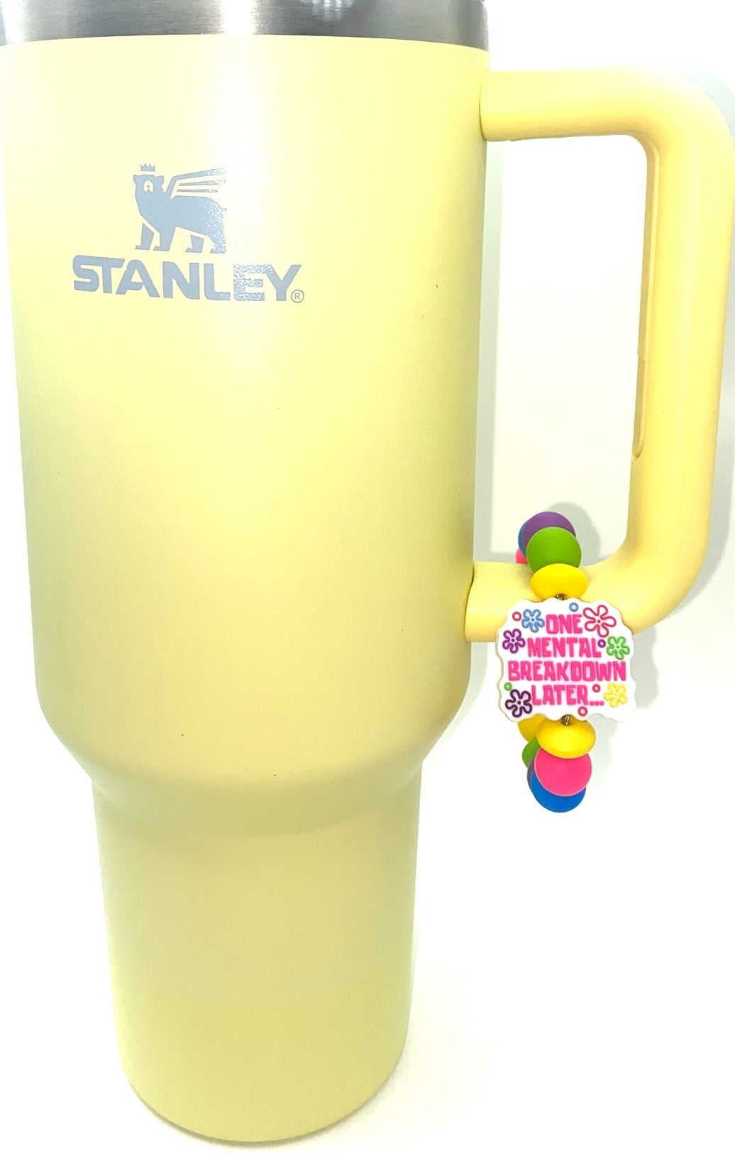 One Mental Breakdown Later Sponge Guy Funny Stanley Tumbler Cup Handle Charm
