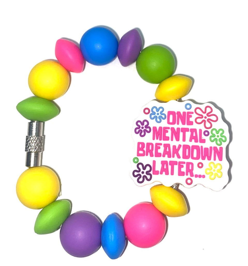 One Mental Breakdown Later Sponge Guy Funny Stanley Tumbler Cup Handle Charm