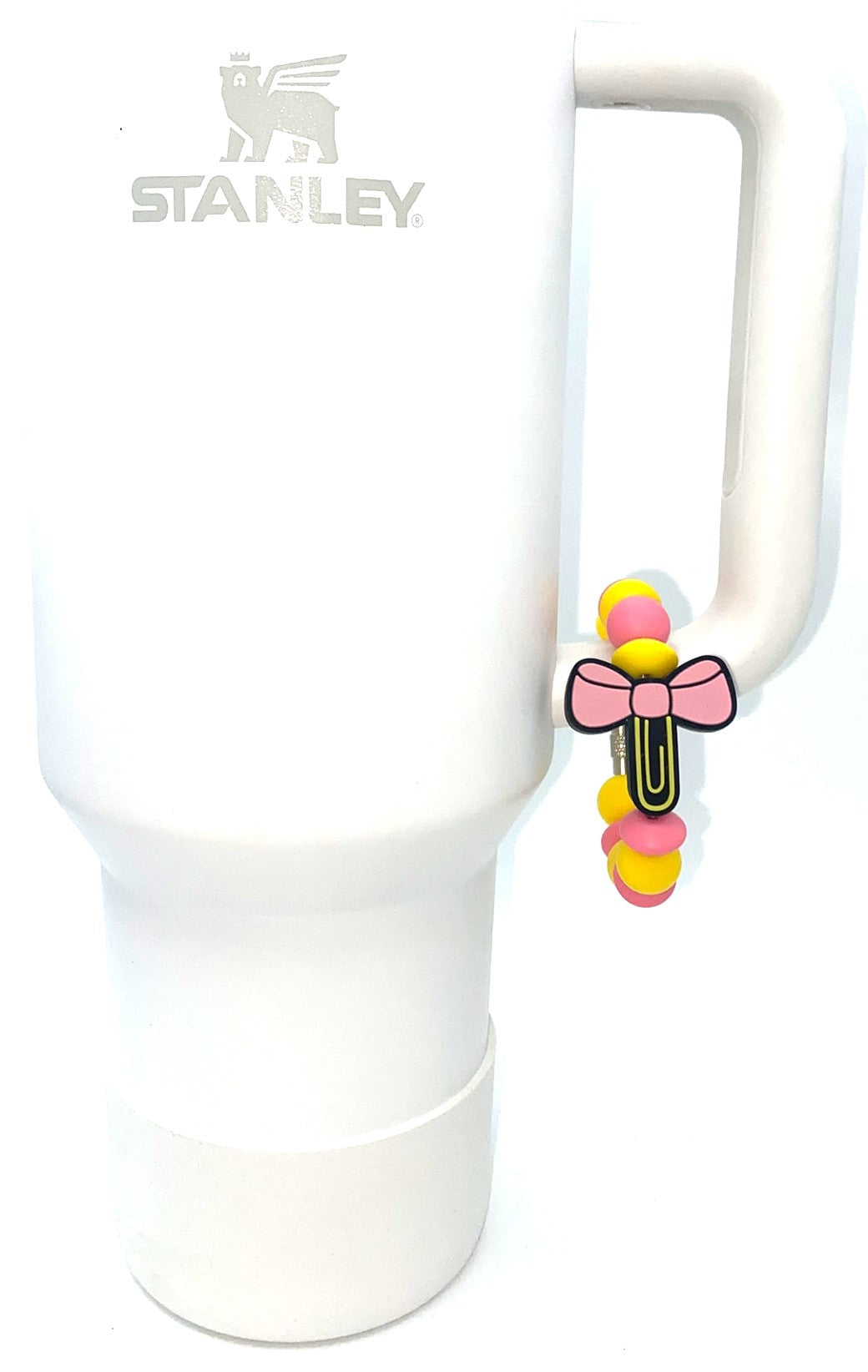 Paper Clip Bow Stanley Tumbler Cup Handle Charm