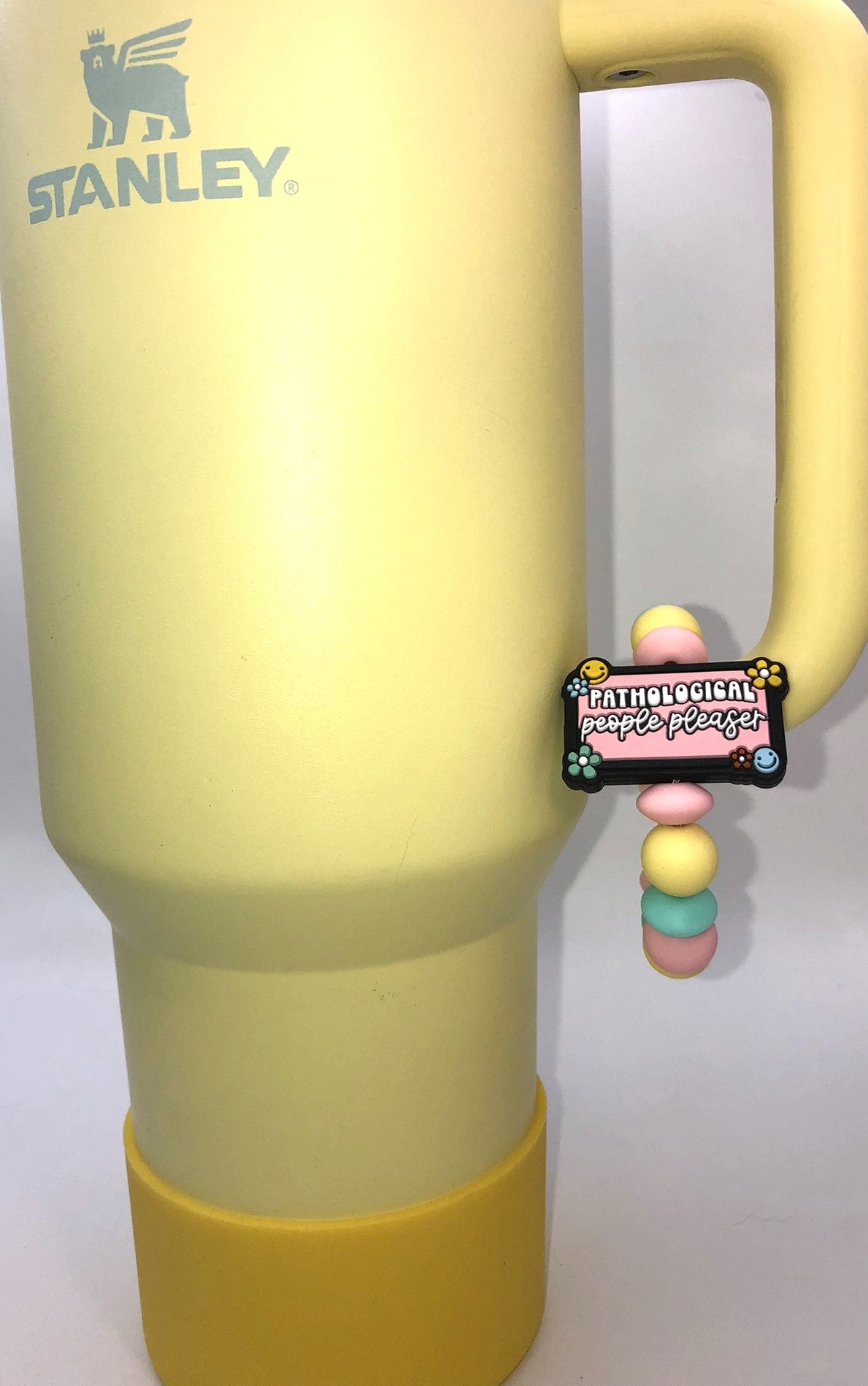 Pathological People Pleaser Funny Stanley Tumbler Cup Handle Charm