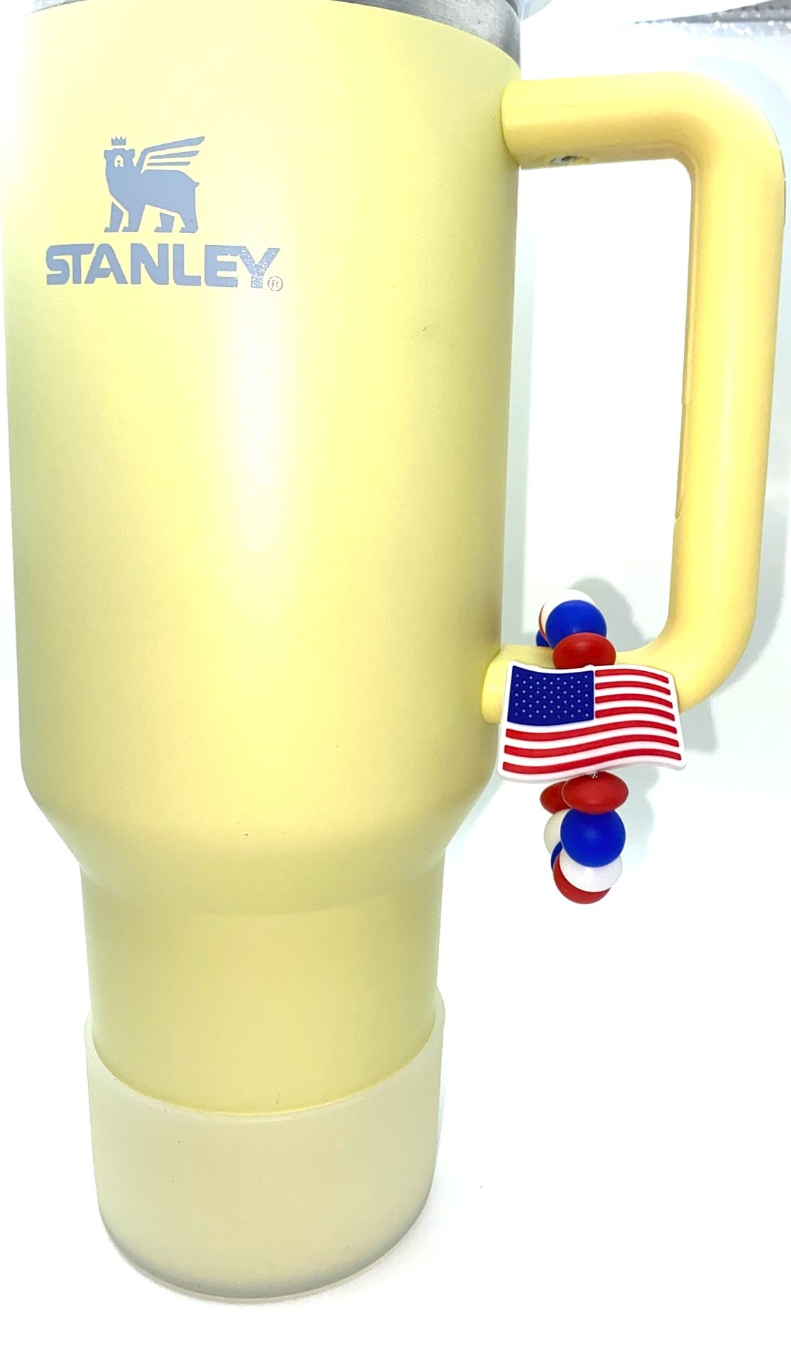 Patriotic American Flag Stanley Tumbler Cup Handle Charm
