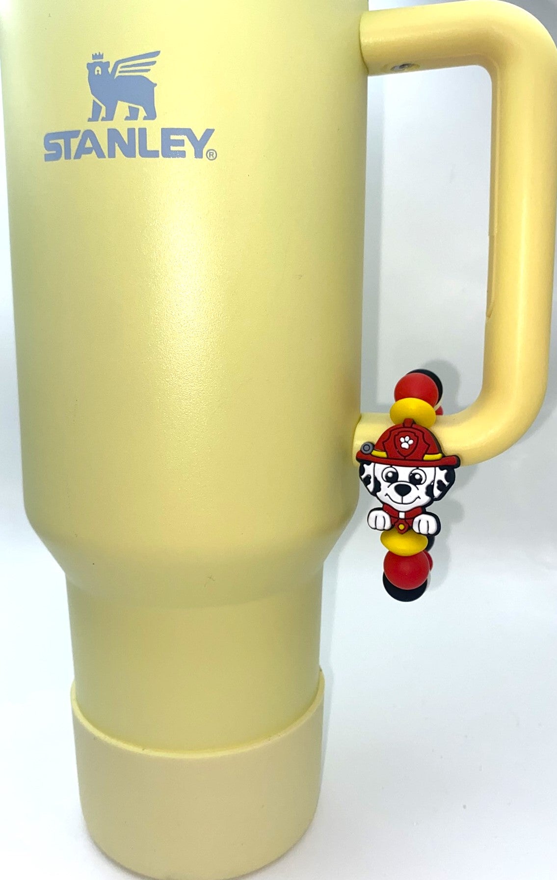 Fireman Dog Cartoon Show Paw Stanley Tumbler Cup Handle Charm
