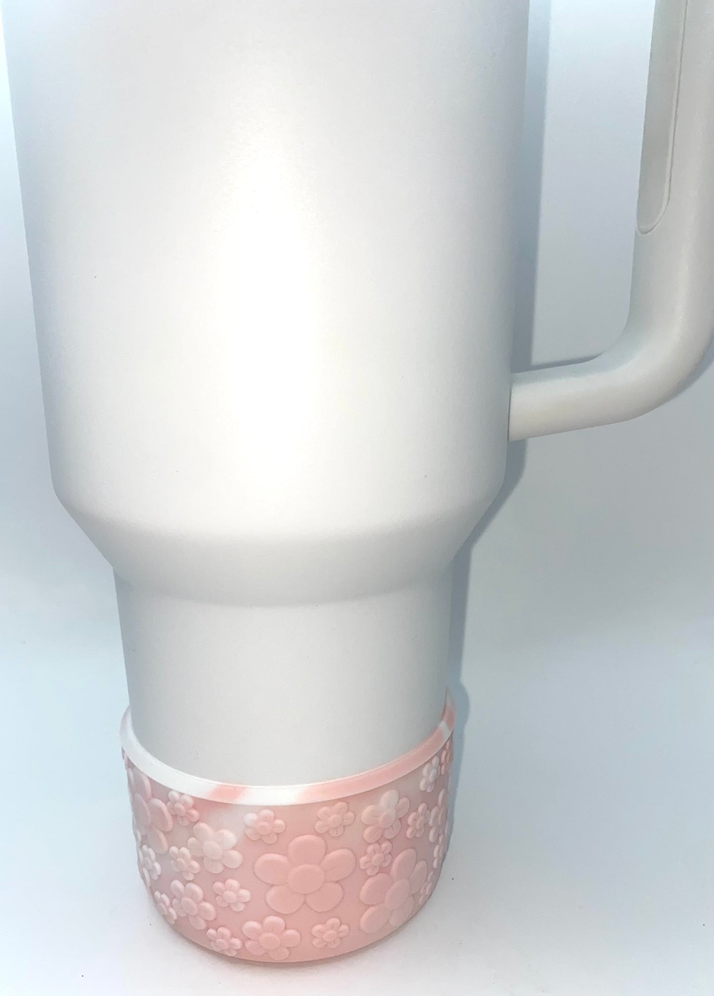 Pink Swirl Floral Stanley Tumbler Boot Sleeve #21