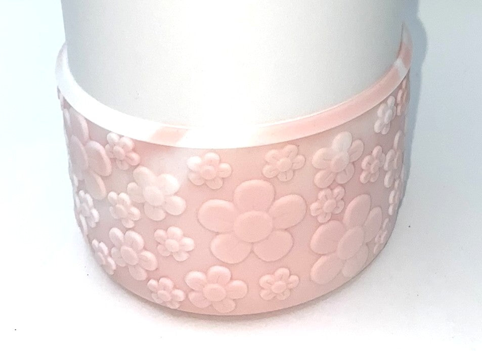 Pink Swirl Floral Stanley Tumbler Boot Sleeve #21