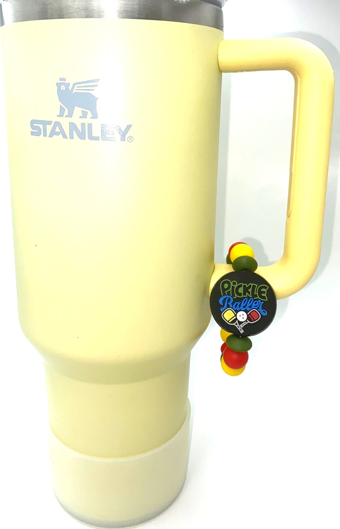 Pickle Baller Stanley Tumbler Cup Handle Charm