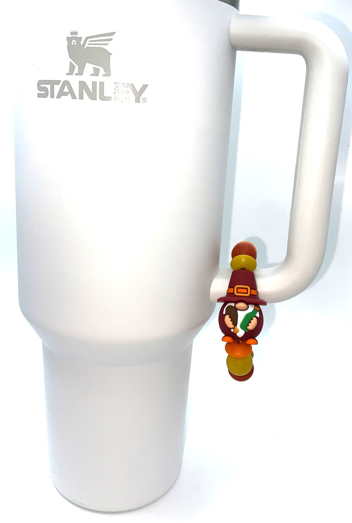 Pilgrim Gnome 3D Thanksgiving Stanley Tumbler Cup Handle Charm