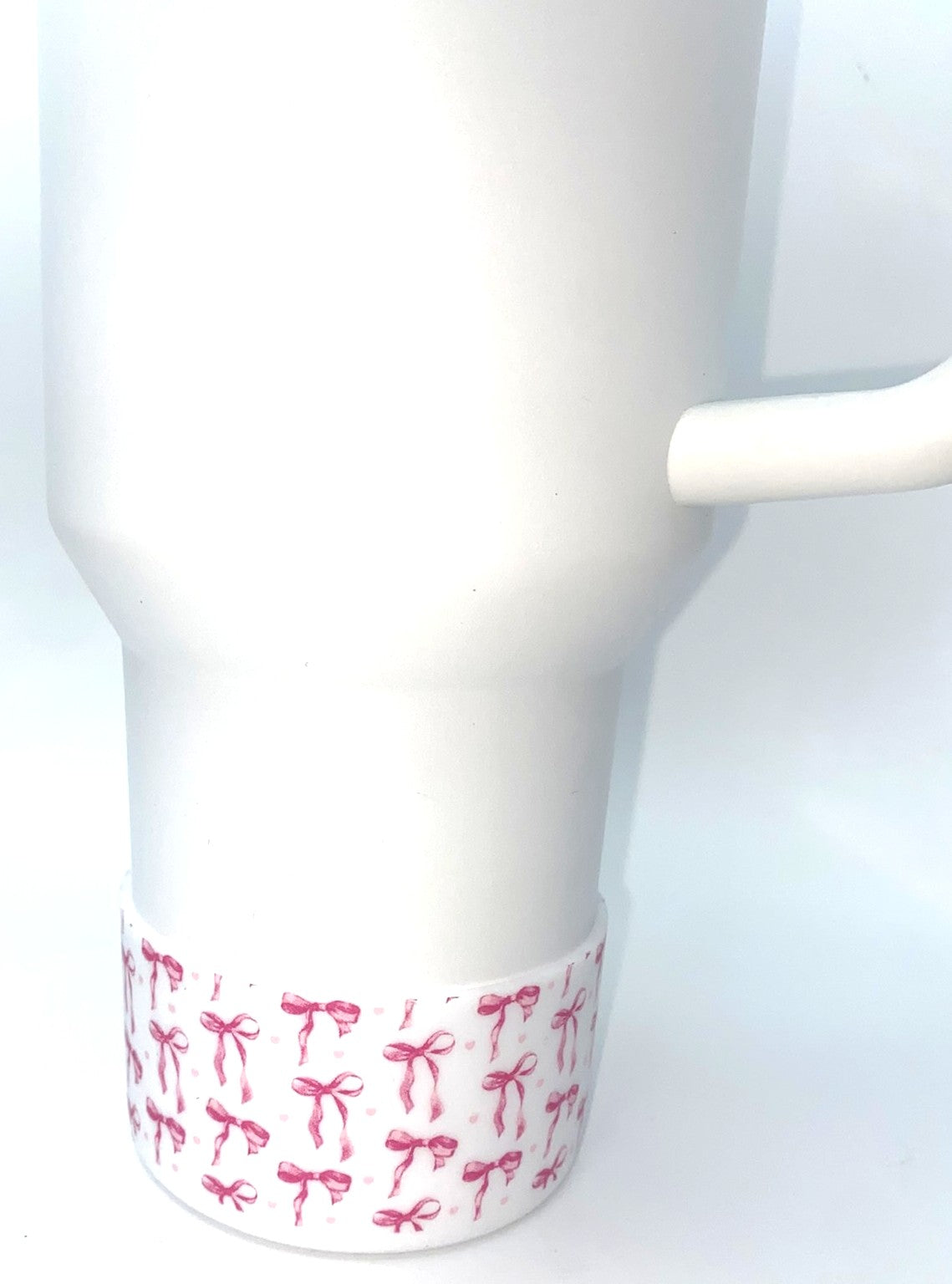 Pink Coquette Bows Stanley Tumbler Boot Sleeve #123