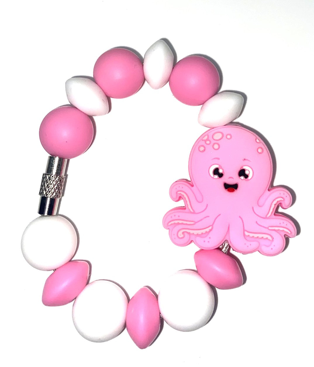 Cute Pink Octopus Stanley Tumbler Cup Handle Charm