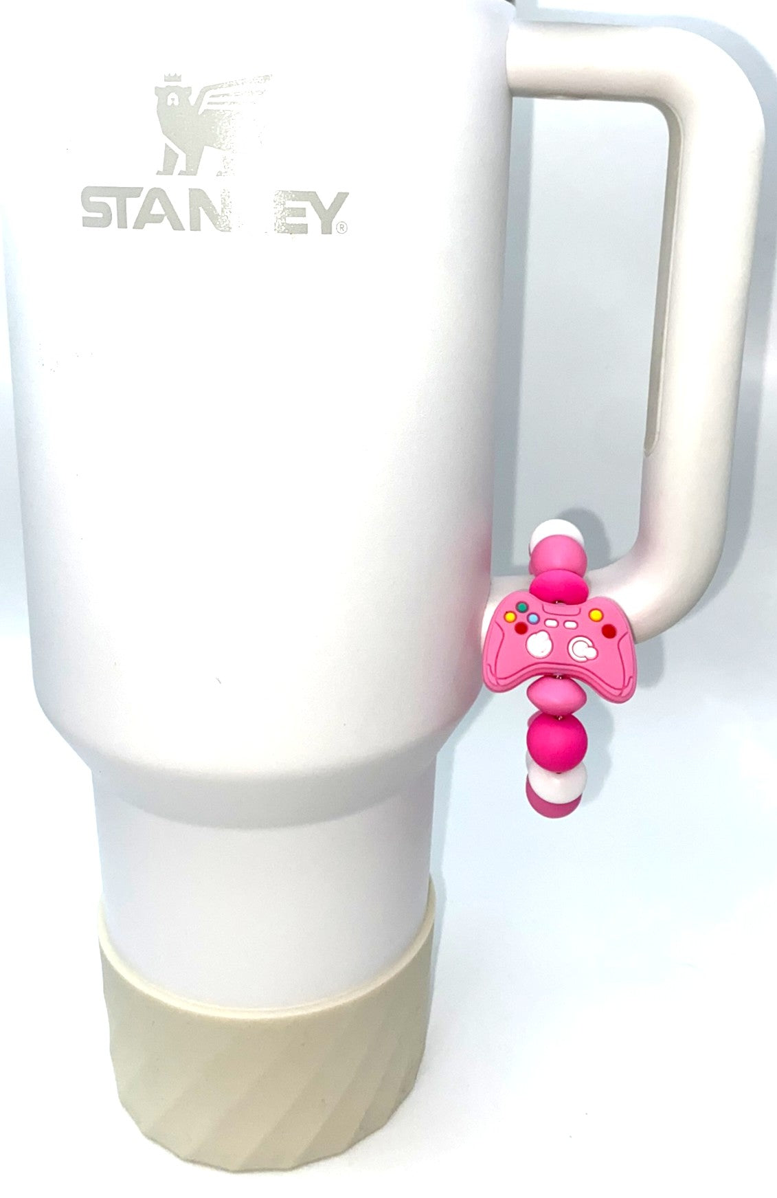 Pink Controller Video Game Stanley Tumbler Cup Handle Charm