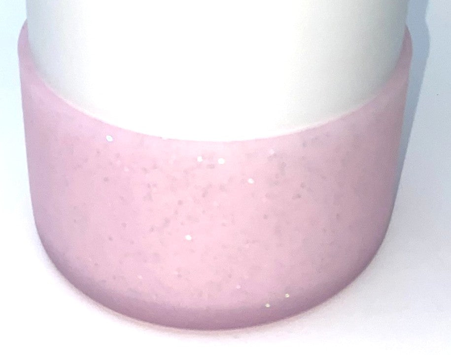 Glitter Pink Translucent Stanley Tumbler Boot Sleeve #38