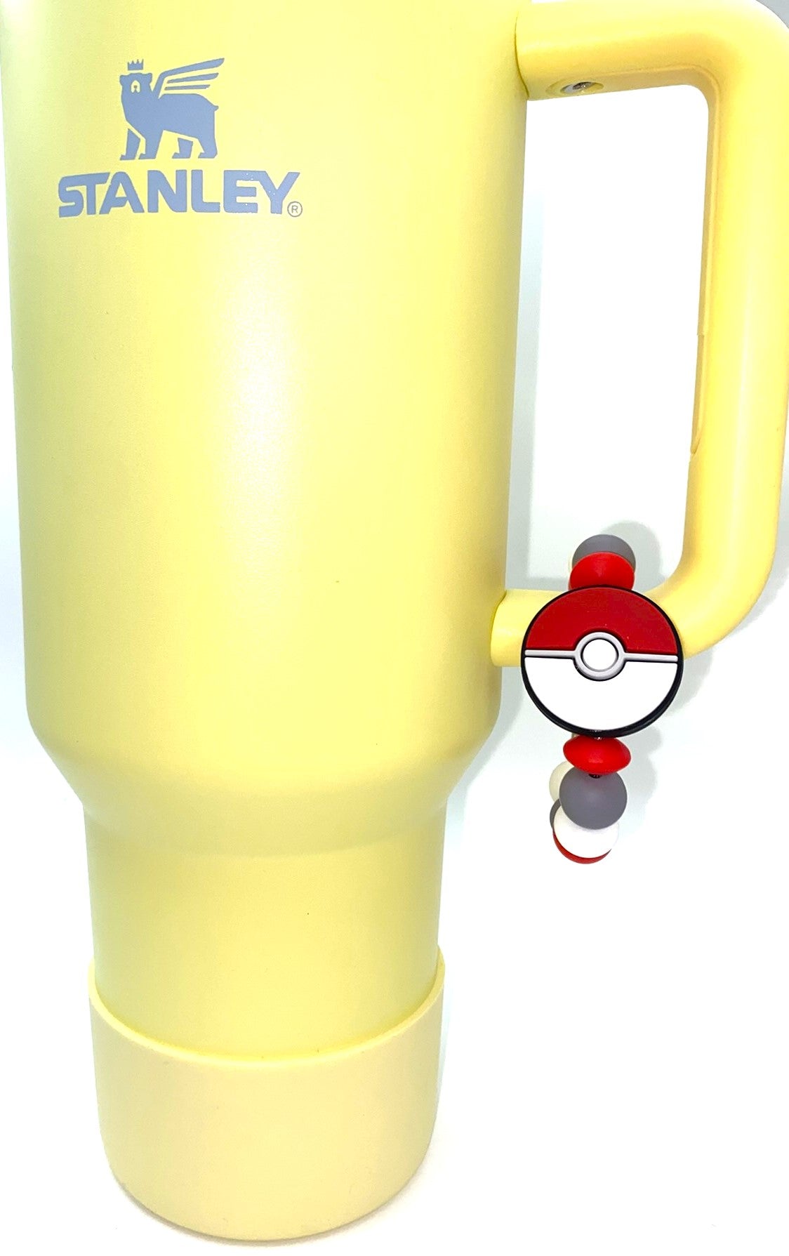 Anime Ball Training Go Poke Ball Video Game Stanley Tumbler Cup Handle Charm