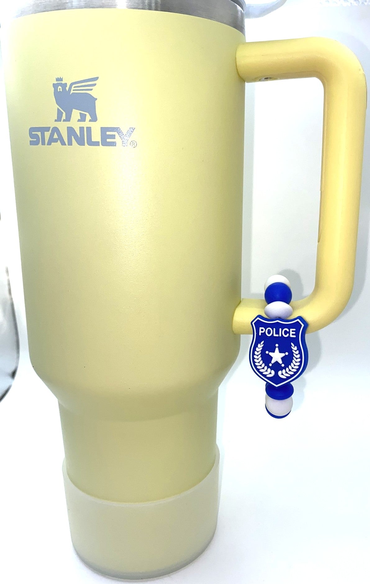 Police Badge Stanley Tumbler Cup Handle Charm