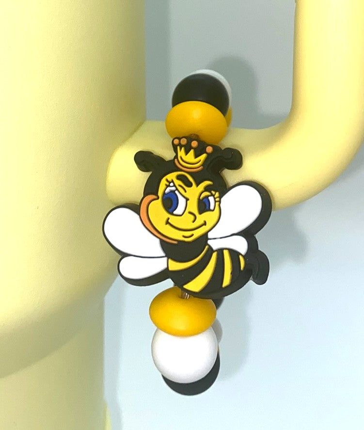 Queen Bee Stanley Tumbler Cup Handle Charm