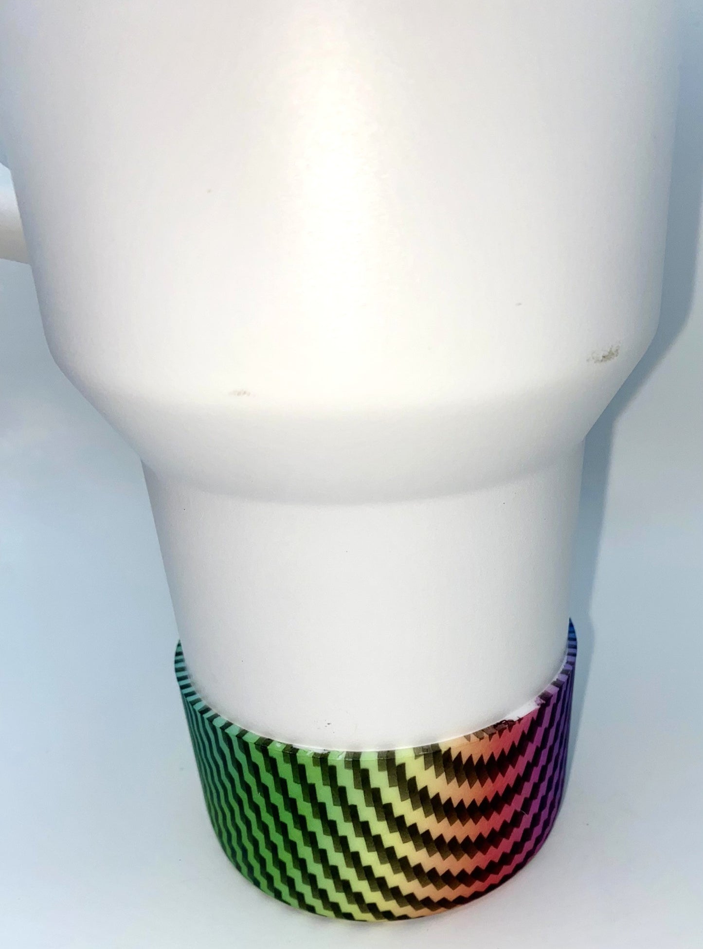 Rainbow Colorful Checks Stanley Tumbler Boot Sleeve #83