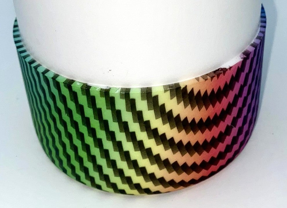 Rainbow Colorful Checks Stanley Tumbler Boot Sleeve #83