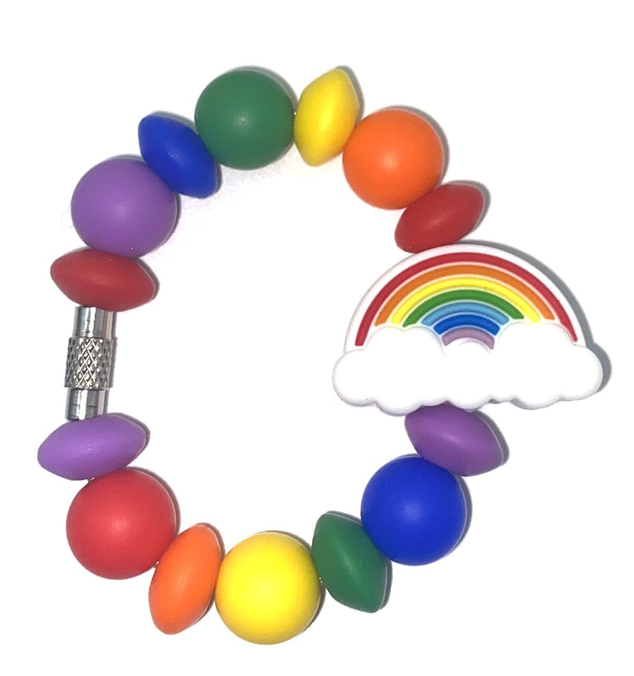 Bright Rainbow 3D Stanley Tumbler Cup Handle Charm