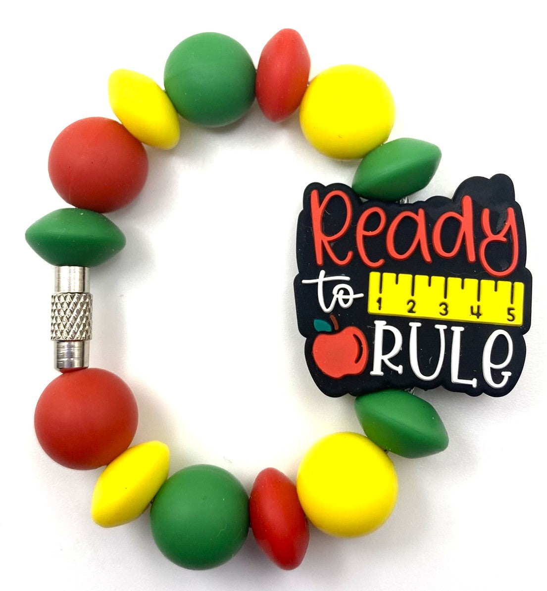 Ready To Rule Teacher School Stanley Tumbler Cup Handle Charm