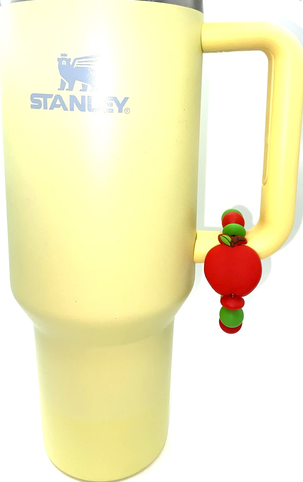 Red Apple Teacher Stanley Tumbler Cup Handle Charm