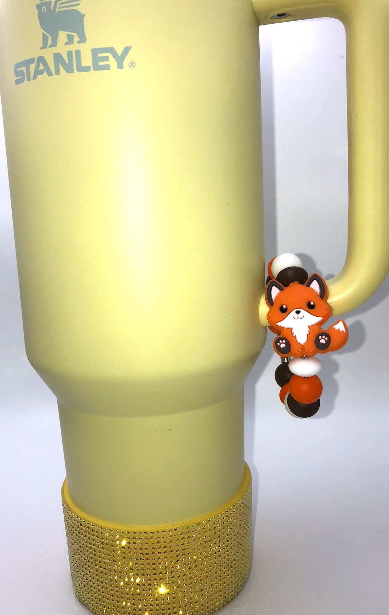 Red Fox Stanley Tumbler Cup Handle Charm