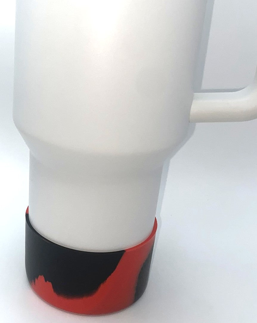 Red & Black Swirl Stanley Tumbler Boot Sleeve #109