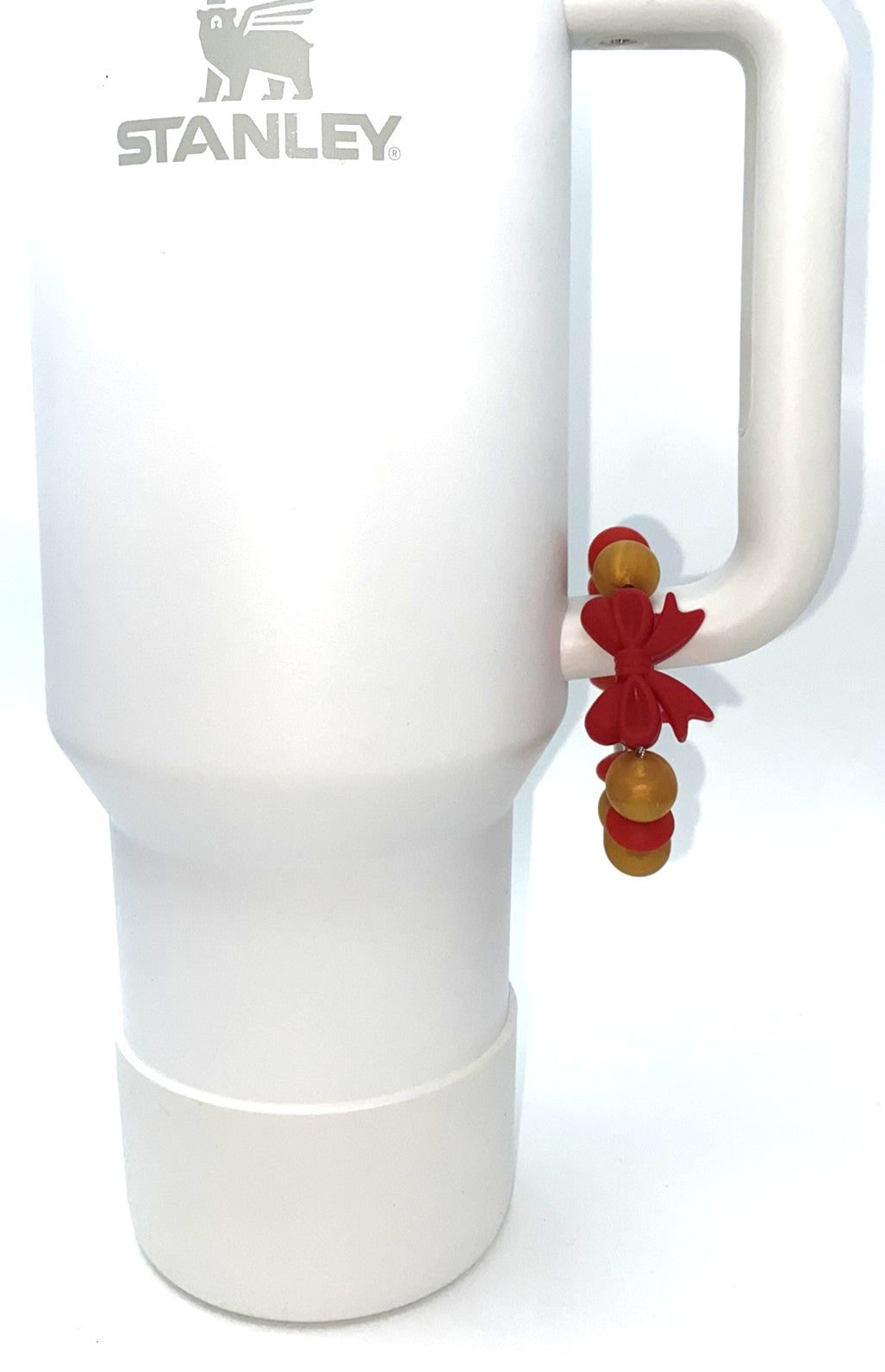 Red Coquette Bow Stanley Tumbler Cup Handle Charm