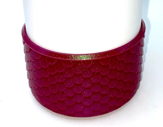 Red Mermaid Chameleon Stanley Tumbler Boot Sleeve #22