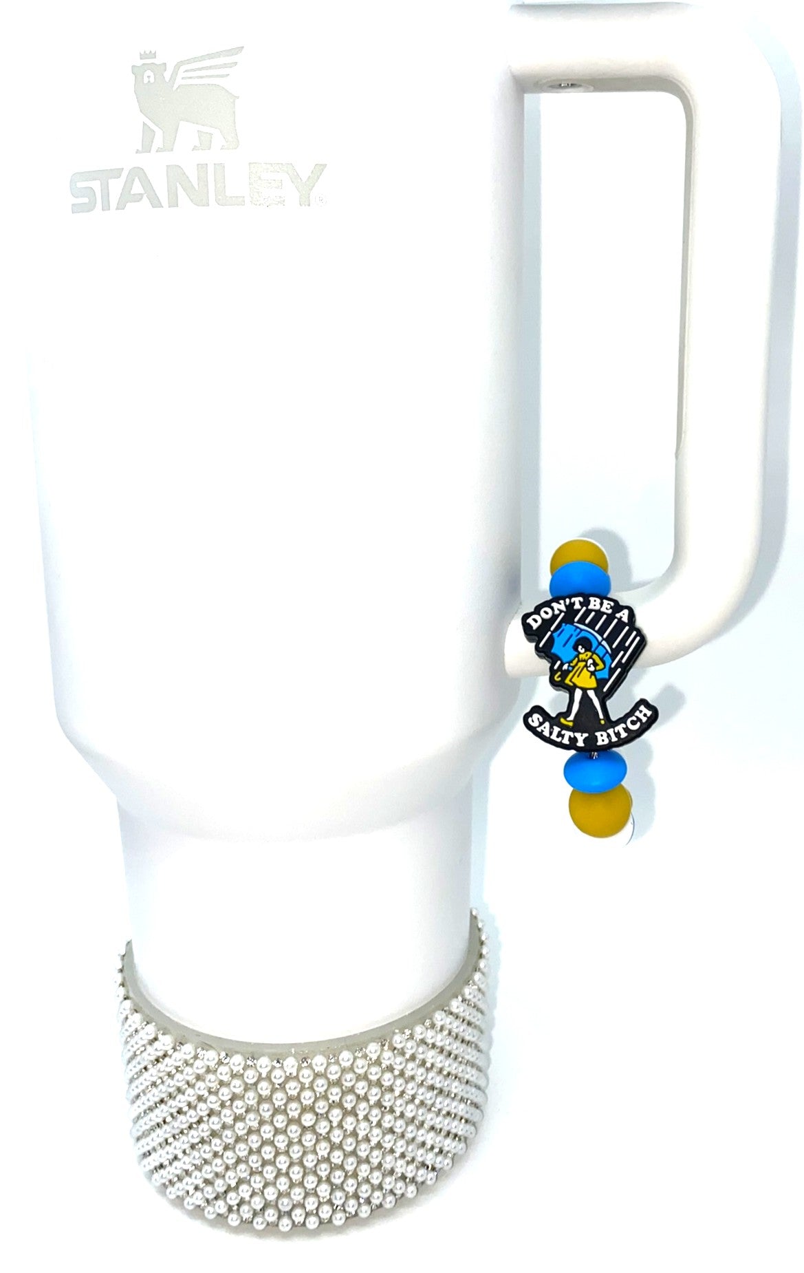 Don't Be A Salty Bitch Salt Container Stanley Tumbler Cup Handle Charm