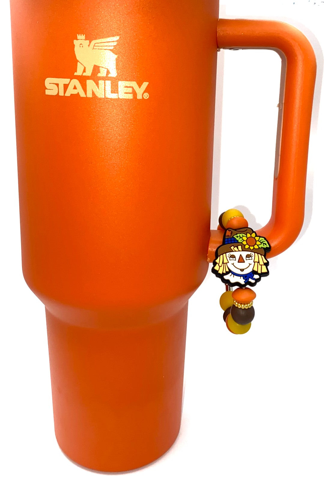 Scarecrow Fall Stanley Tumbler Cup Handle Charm