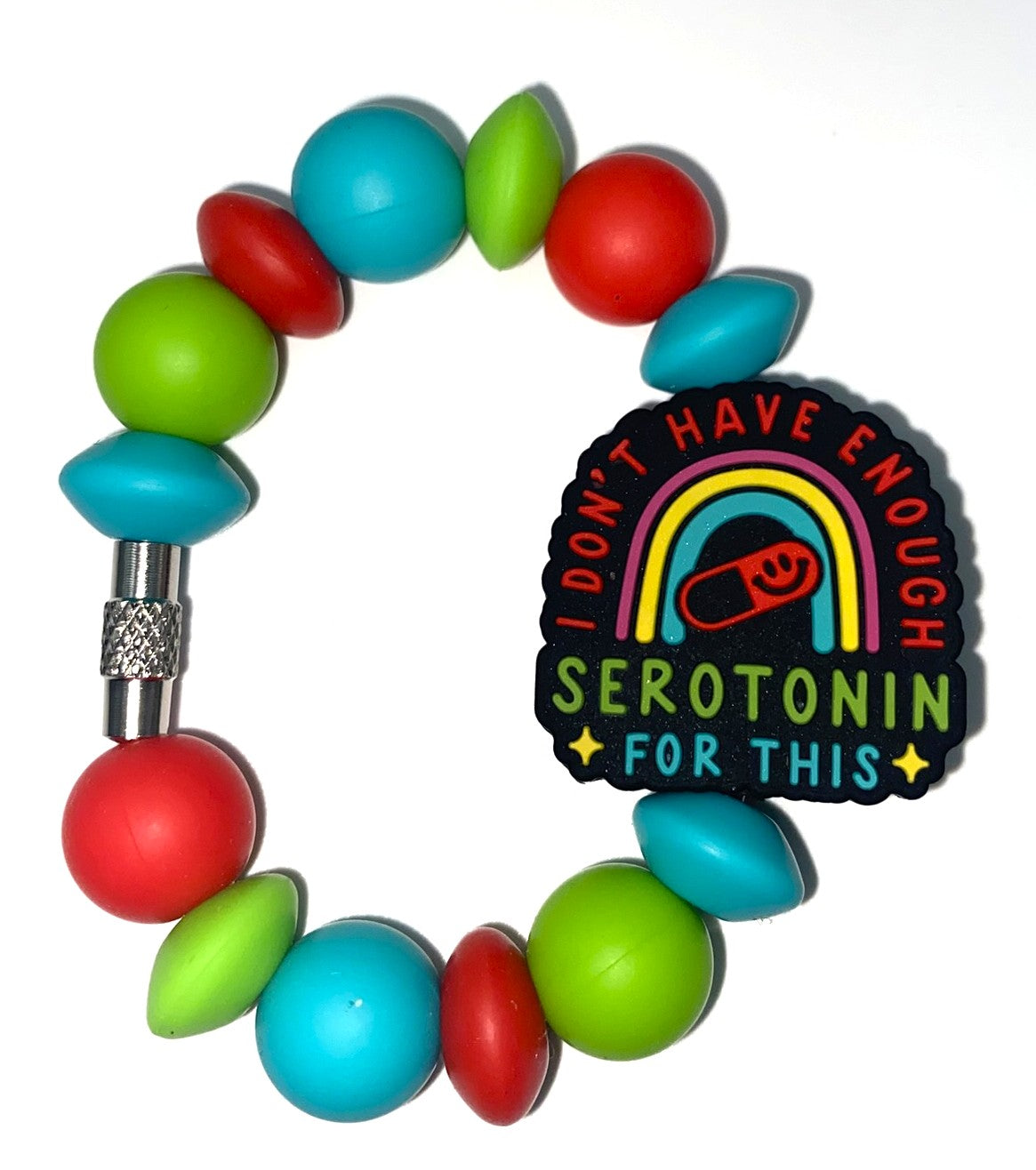I Don't Have Enough Serotonin For This Funny Stanley Tumbler Cup Handle Charm