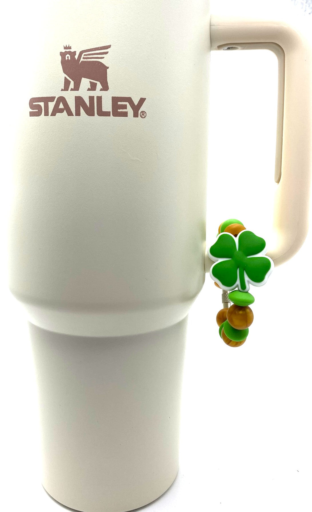 Shamrock St Patrick's Stanley Tumbler Cup Handle Charm