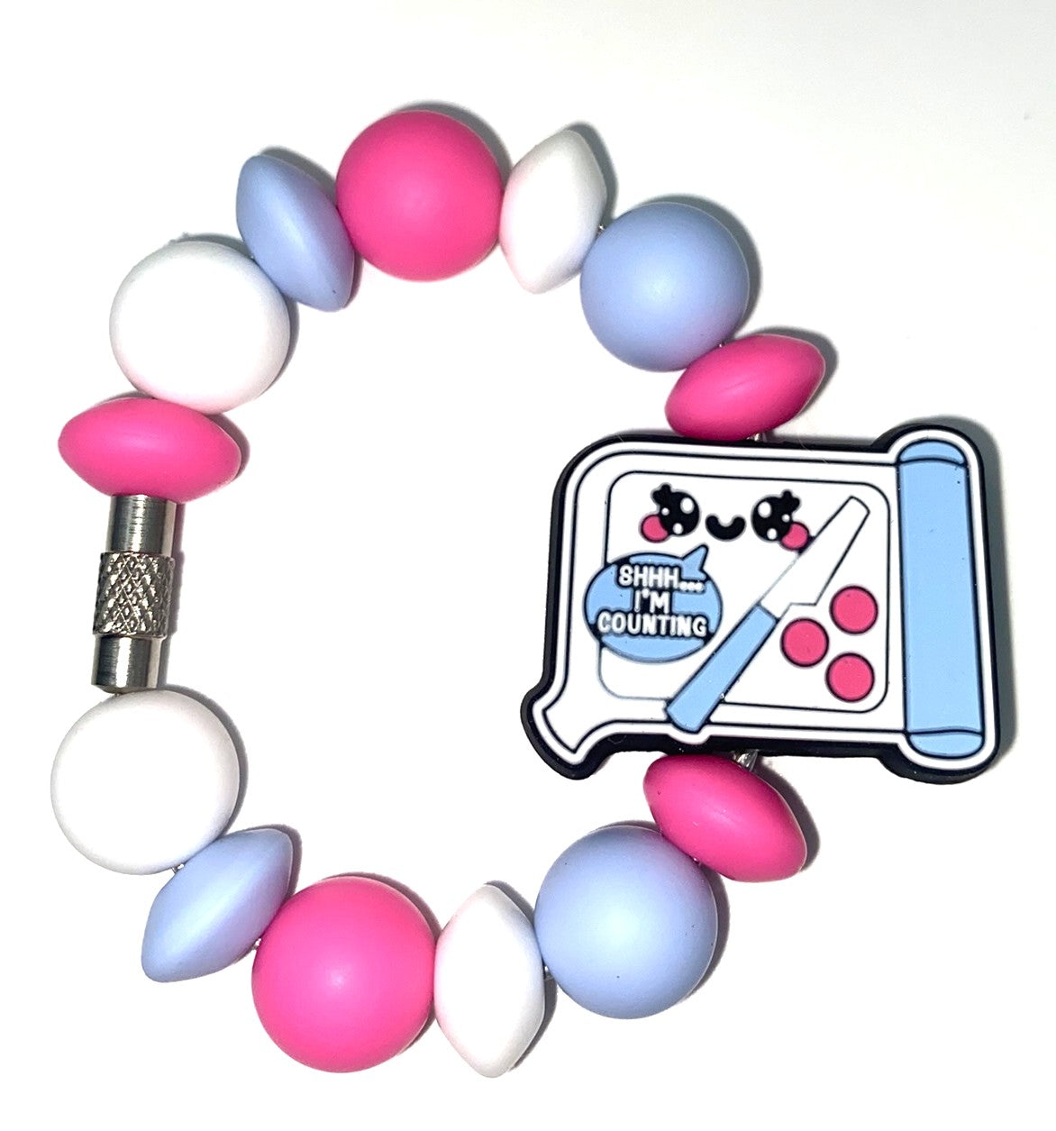 Shh I'm Counting Pharmacy Medical Stanley Tumbler Cup Handle Charm