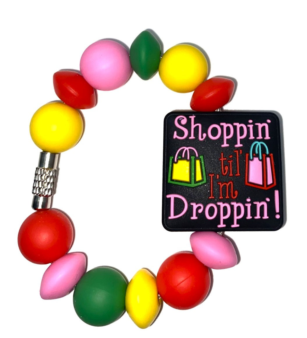 Shoppin' Til I'm Droppin' Stanley Tumbler Cup Handle Charm