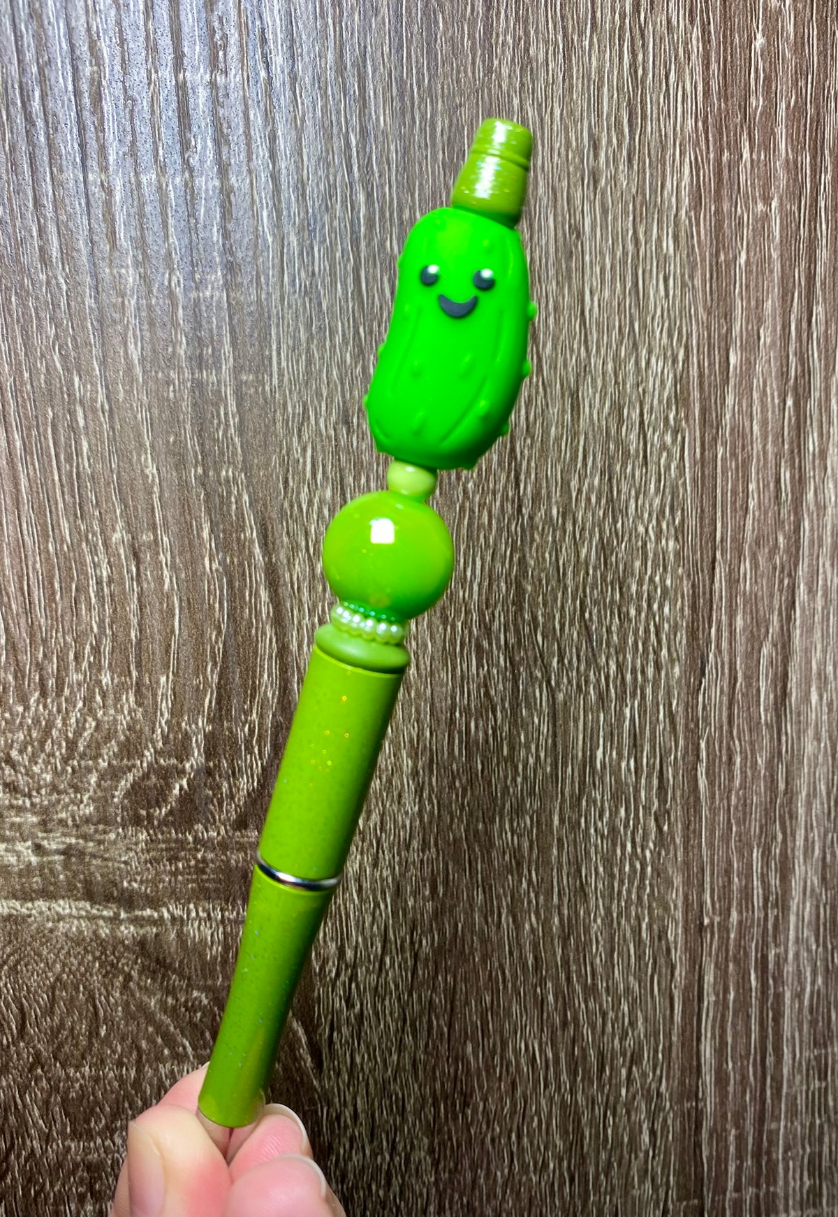 Happy Pickle 3D Beaded Pen