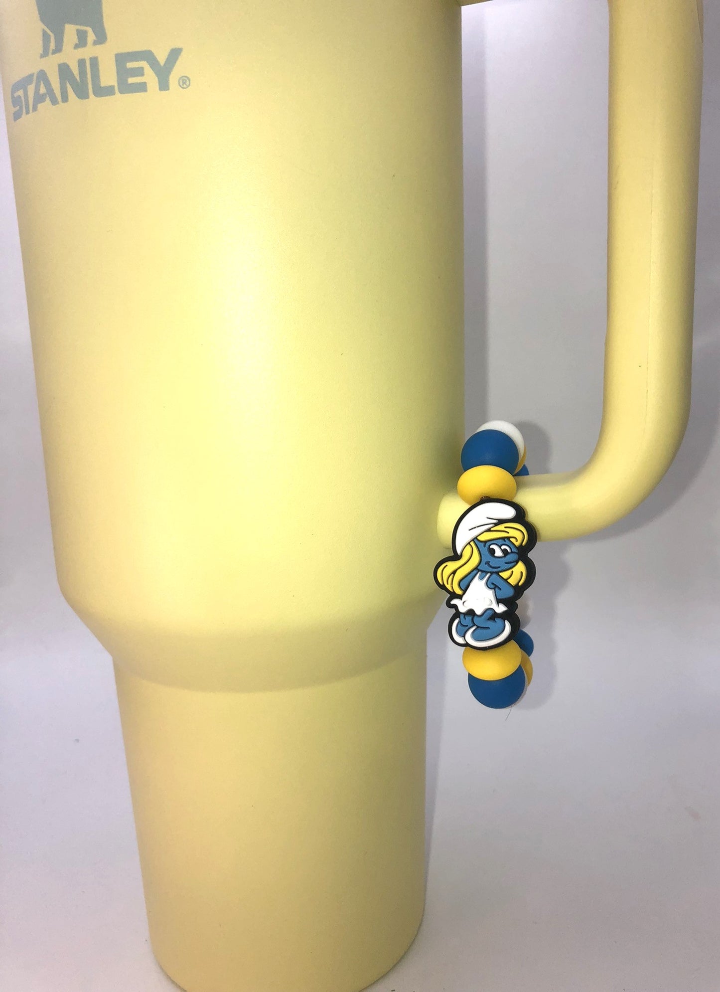 Blue Cartoon Girl Stanley Tumbler Cup Handle Charm