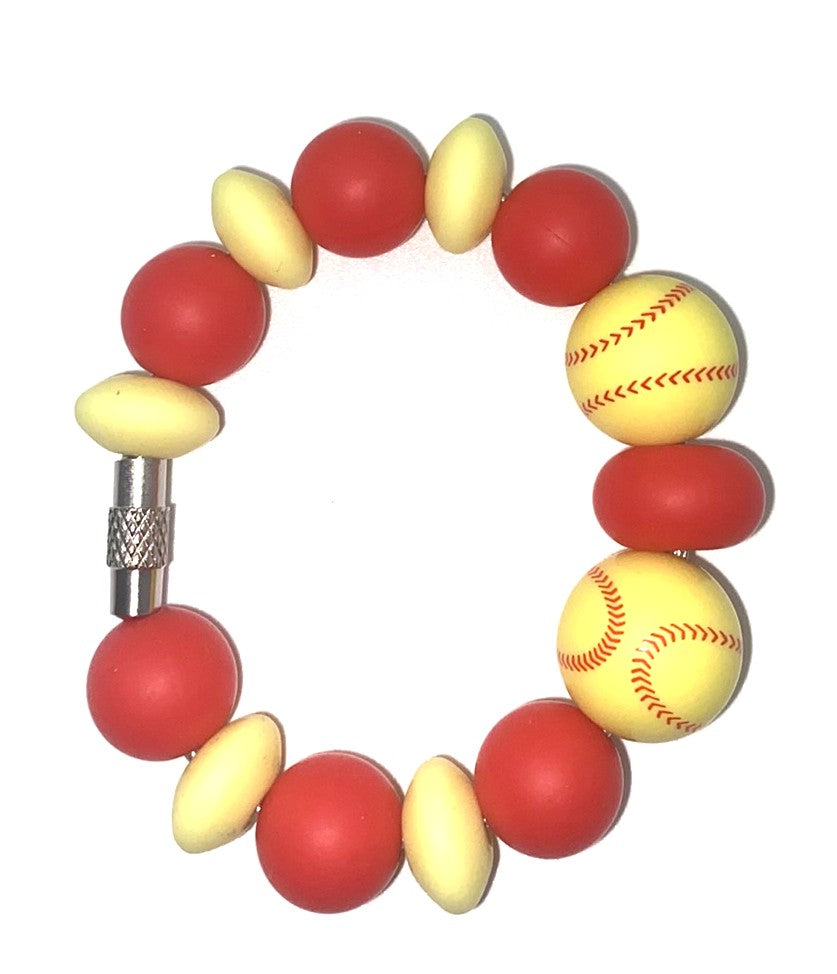Softballs Stanley Tumbler Cup Handle Charm