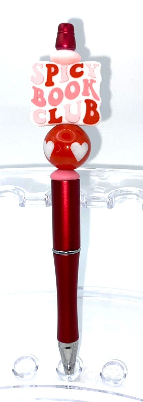 Spicy Book Club Beaded Pen