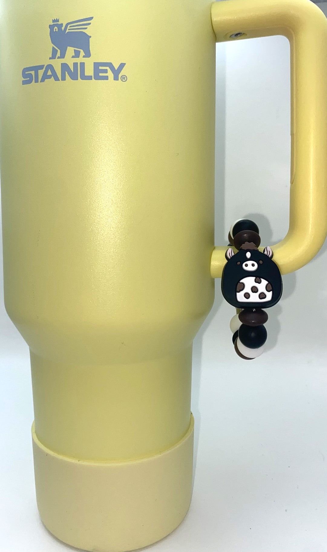 Squish Horse Black Stanley Tumbler Cup Handle Charm